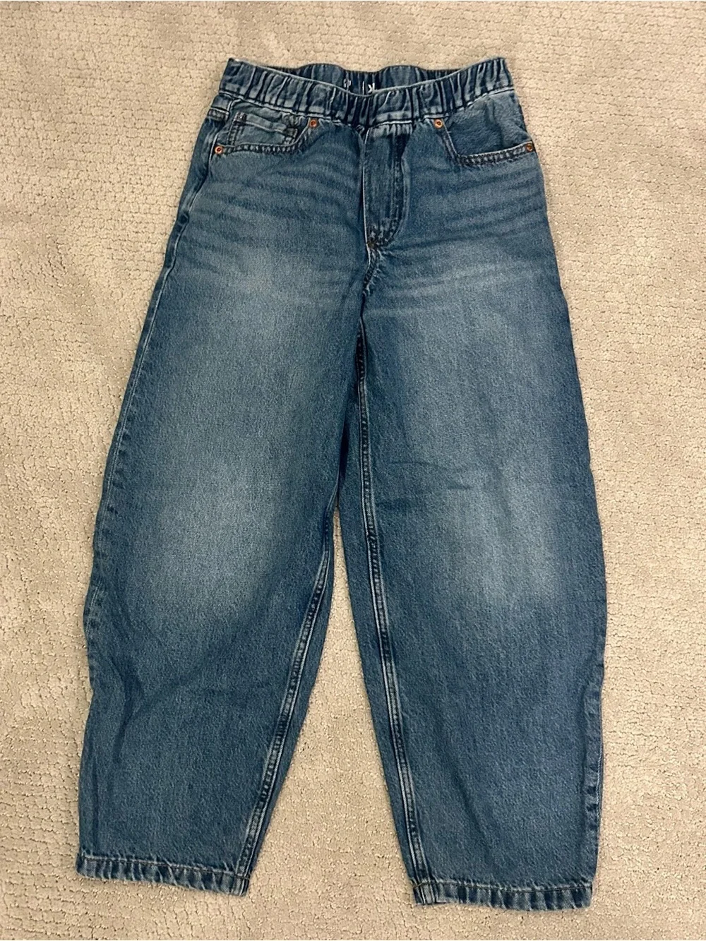 Gap Kids Elastic Waist Blue Denim Jeans - Pack XL